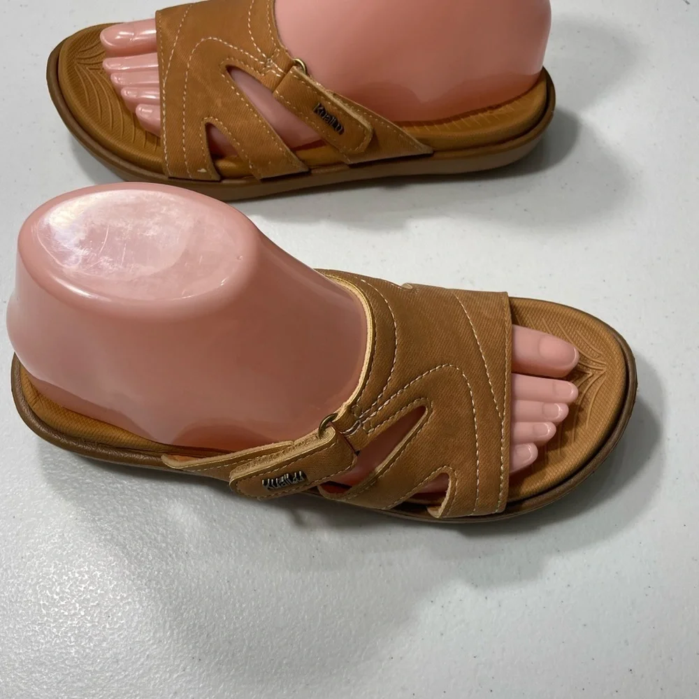 Kuailu Brown Open-Toe Sandals Size 7 SB-80
